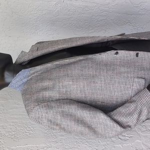 SIGNATURE COLLECTION MEN'S HOUNDSTOOTH CLASSIC BLAZER